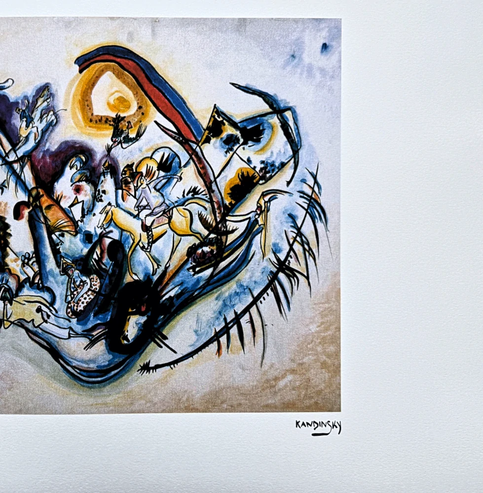 Wassily Kandinsky - Composition Vii - x/300 - signováno, číslovaná edice, 65x50 cm