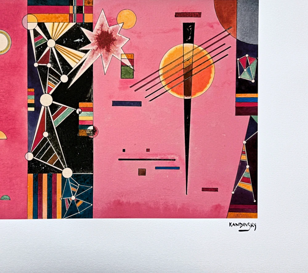 Wassily Kandinsky - Geometric Composition 2 - x/300 - signováno, číslovaná edice, 65x50 cm