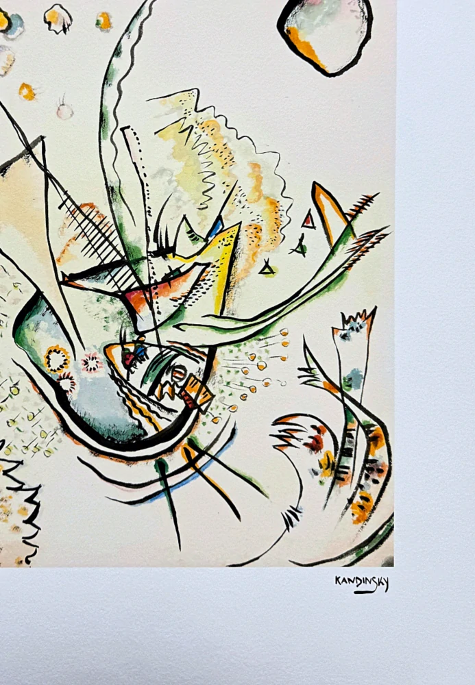 Wassily Kandinsky - Abstract Composition 1 -  x/300 - signováno, číslovaná edice, 50x65 cm