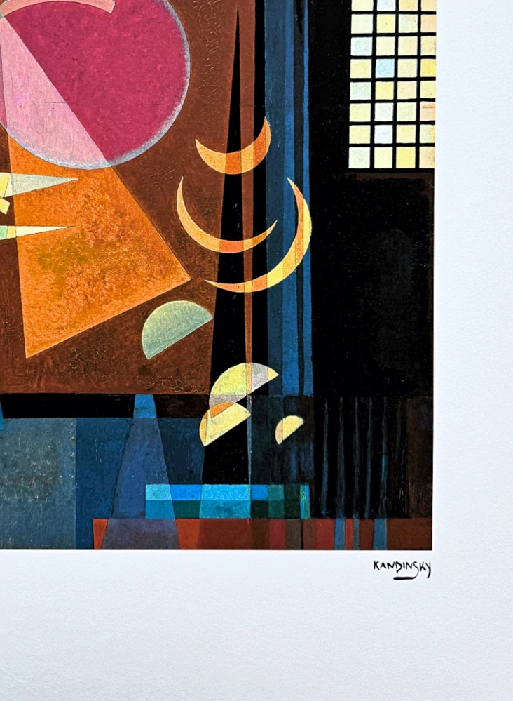 Wassily Kandinsky - Soft Hard -  x/300 - signováno, číslovaná edice, 50x65 cm