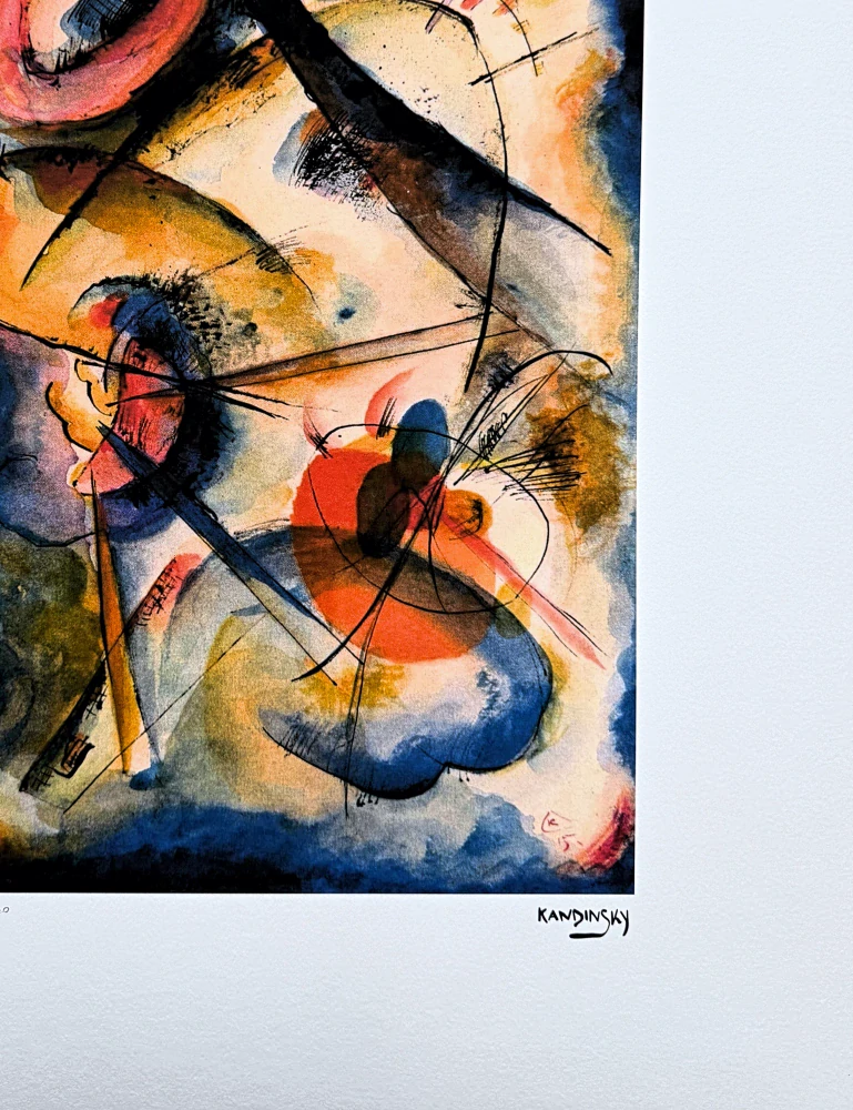 Wassily Kandinsky - Expressionist Composition 2 - x/300 - signováno, číslovaná edice, 50x65 cm