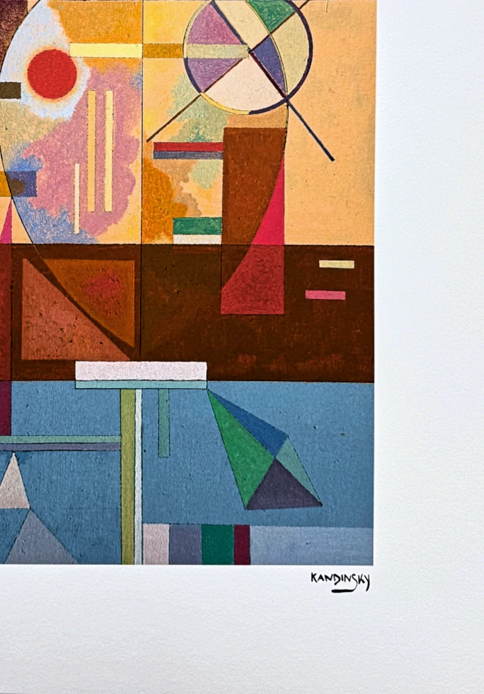 Wassily Kandinsky - Development In Brown -  x/300 - signováno, číslovaná edice, 50x65 cm