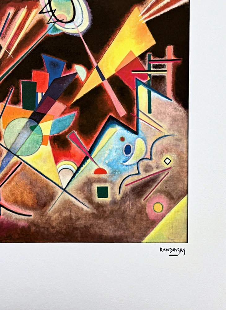 Wassily Kandinsky - Geometric Composition 5 - x/300 - signováno, číslovaná edice, 50x65 cm