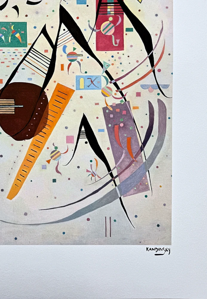 Wassily Kandinsky - Biomorphic Composition 2 - x/300 - signováno, číslovaná edice, 50x65 cm