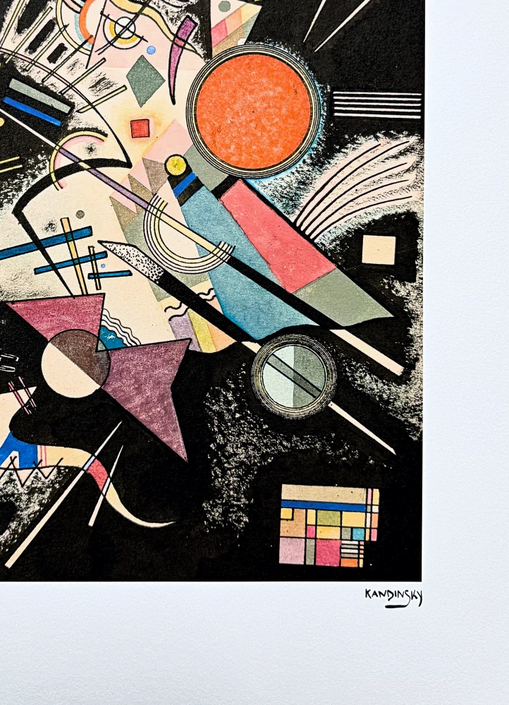 Wassily Kandinsky - Geometric Composition 6 - x/300 - signováno, číslovaná edice, 50x65 cm