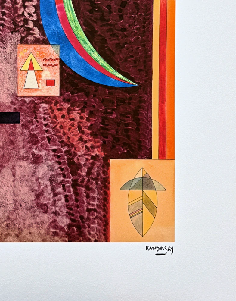 Wassily Kandinsky - Geometric Composition 7 - x/300 - signováno, číslovaná edice, 50x65 cm