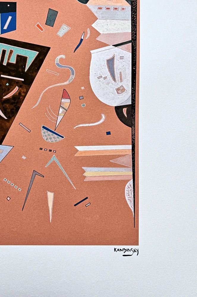 Wassily Kandinsky - Abstract Composition 3 -  x/300 - signováno, číslovaná edice, 50x65 cm