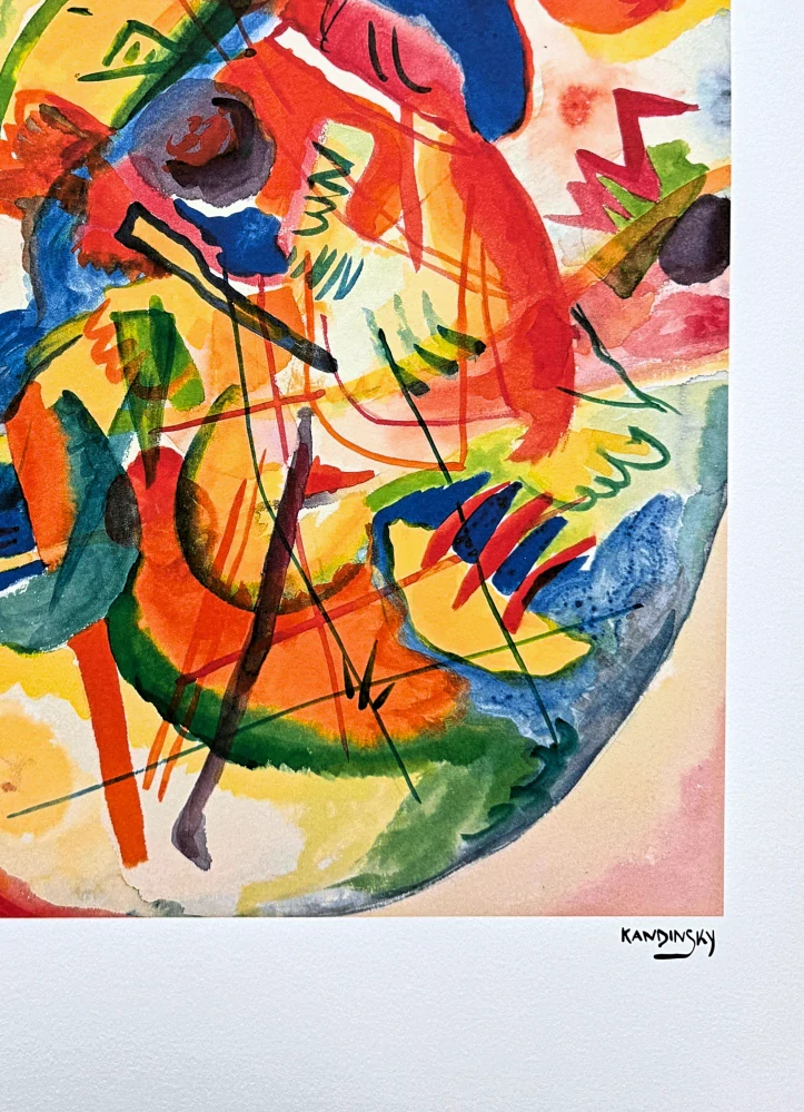 Wassily Kandinsky - Improvisation Deluge - x/300 - signováno, číslovaná edice, 50x65 cm