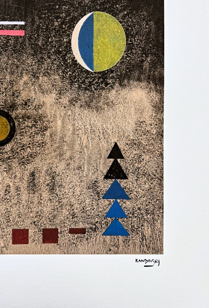 Wassily Kandinsky - Geometric Composition 9 -  x/300 - signováno, číslovaná edice, 50x65 cm