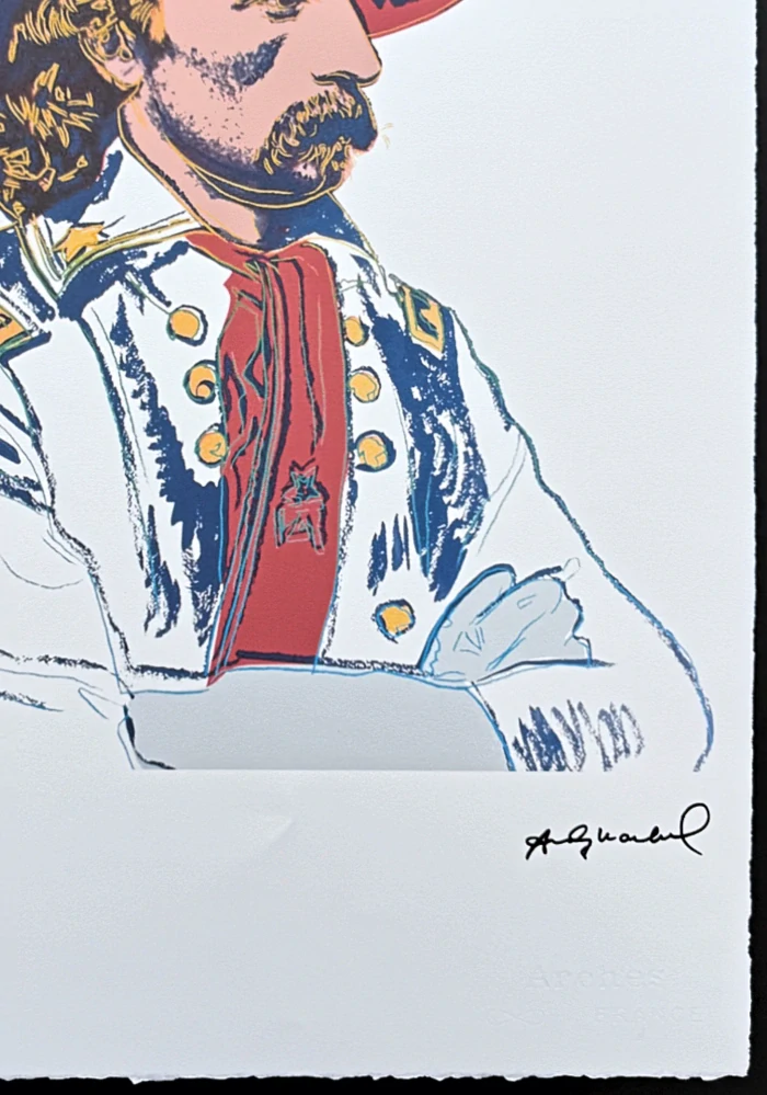 Andy Warhol - General Custer x/100 - edice Leo Castelli s certifikátem