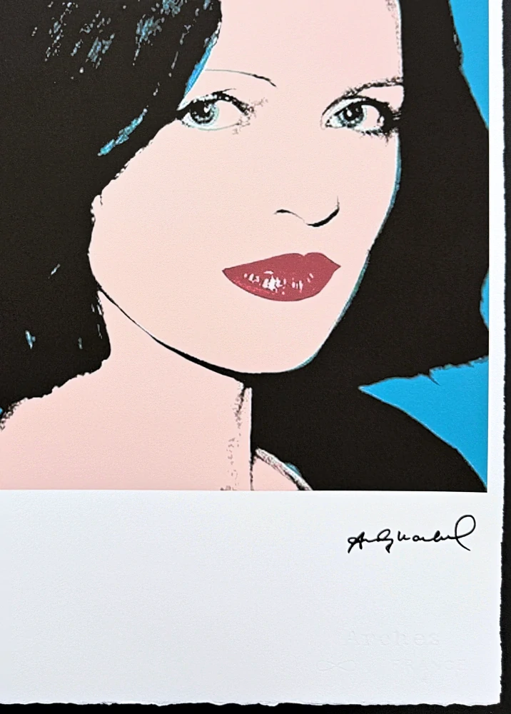 Andy Warhol - Female Portrait x/100 - edice Leo Castelli s certifikátem