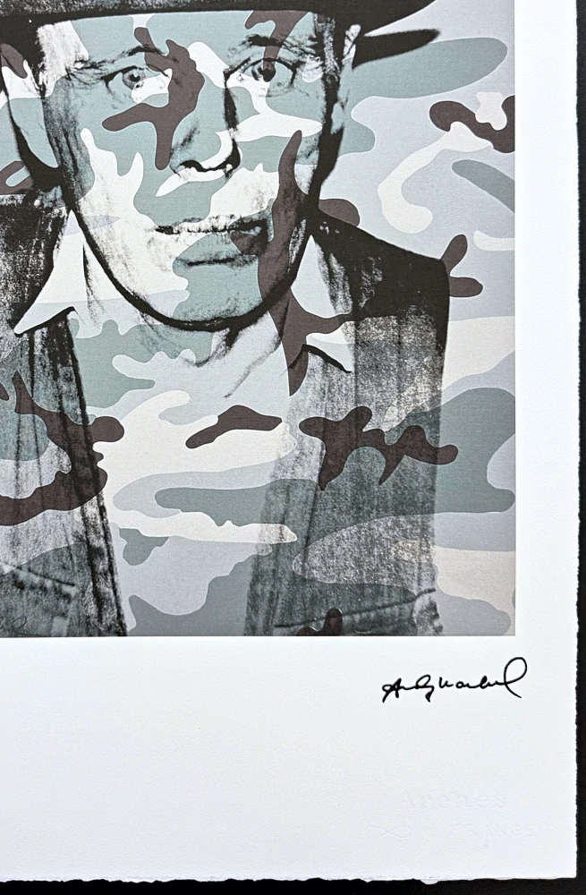 Andy Warhol - Joseph Beuys in Memoriam x/100 - edice Leo Castelli s certifikátem