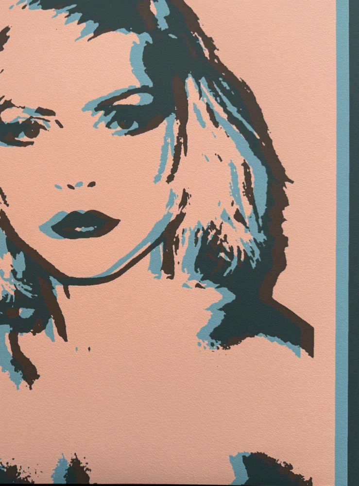 Andy Warhol - Debbie Harry portret x/2400 - 60x60 cm, limitovaná edice CMOA s certifikátem