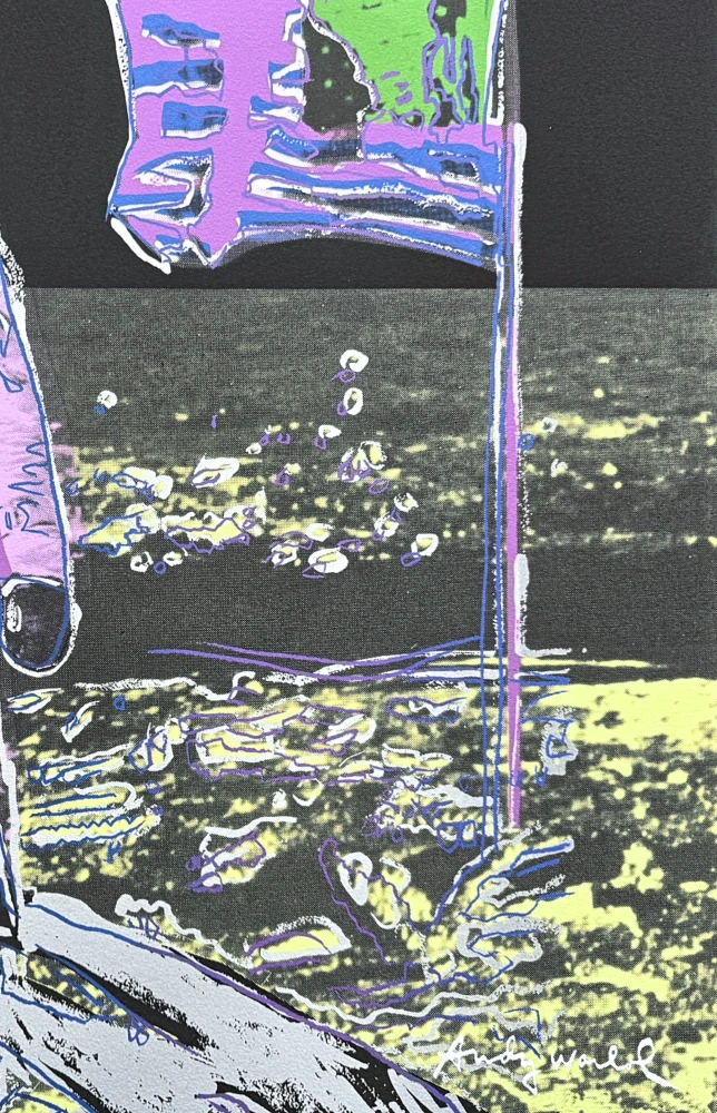 Andy Warhol - Moonwalk IV x/2400 - 60x60cm, limitovaná edice CMOA s certifikátem