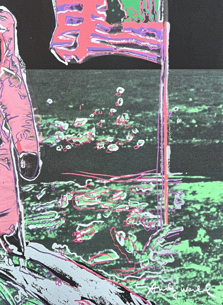 Andy Warhol - Moonwalk V x/2400 - 60x60cm, limitovaná edice CMOA s certifikátem