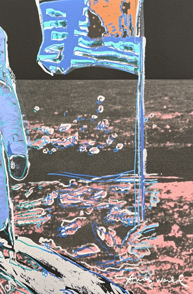 Andy Warhol - Moonwalk VI x/2400 - 60x60cm, limitovaná edice CMOA s certifikátem