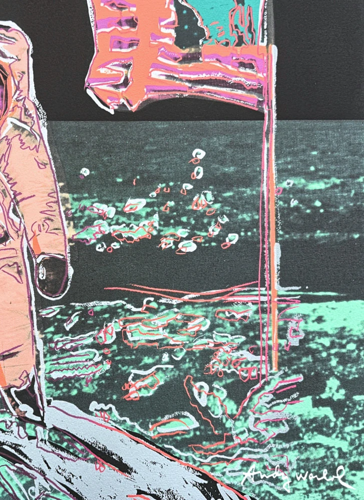 Andy Warhol - Moonwalk VII x/2400 - 60x60cm, limitovaná edice CMOA s certifikátem