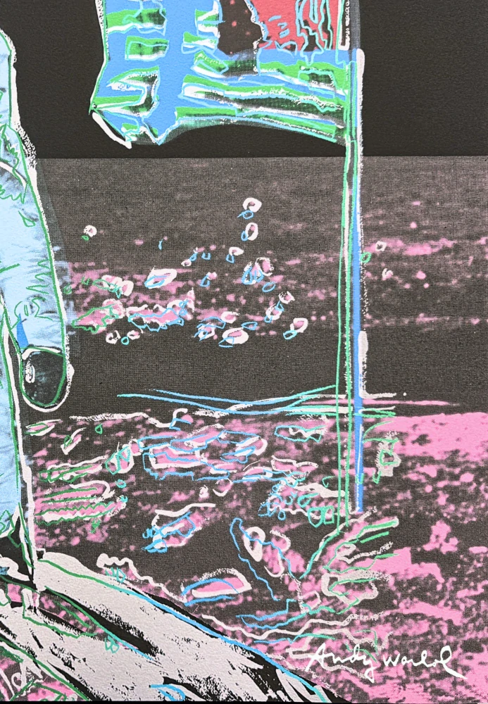 Andy Warhol - Moonwalk VIII x/2400 - 60x60cm, limitovaná edice CMOA s certifikátem