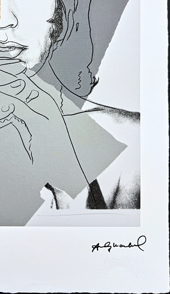 Andy Warhol - Mick Jagger I x/100 - edice Leo Castelli s certifikátem