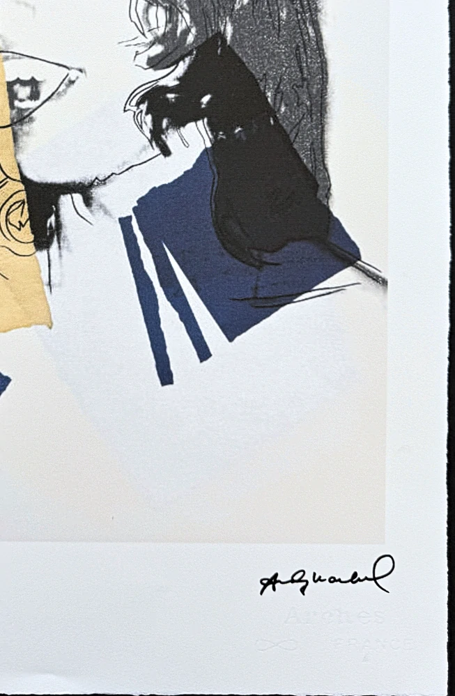 Andy Warhol - Mick Jagger III x/100 - edice Leo Castelli s certifikátem