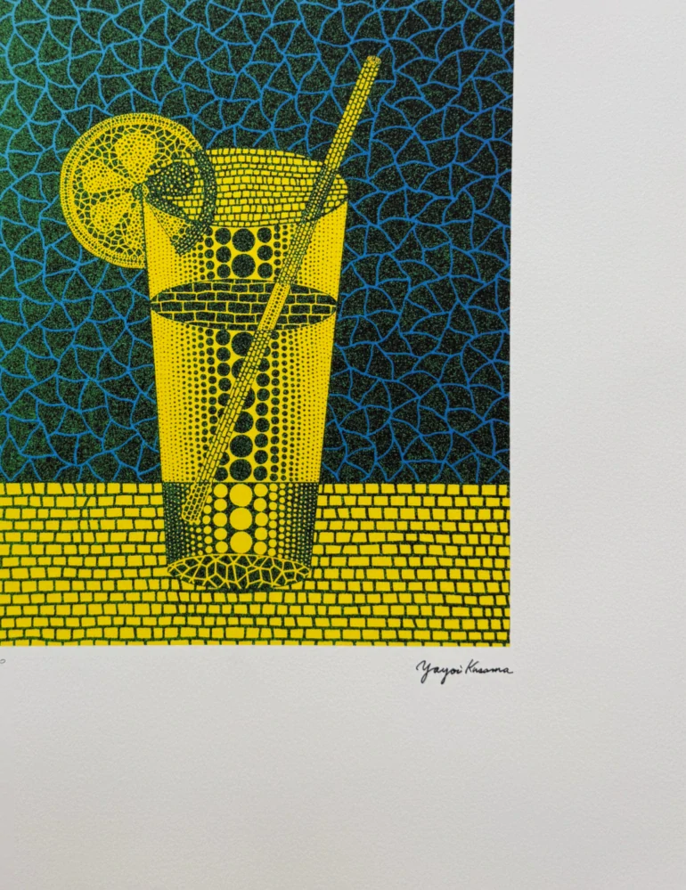 Yayoi Kusama - Lemon Squash x/500 - signováno, číslovaná edice, 50x65 cm