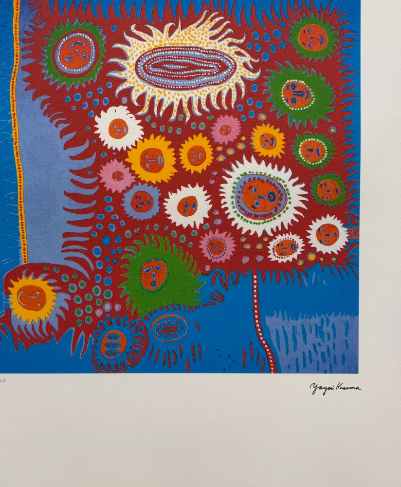 Yayoi Kusama - Waves IV x/500 - signováno, číslovaná edice, 50x65 cm
