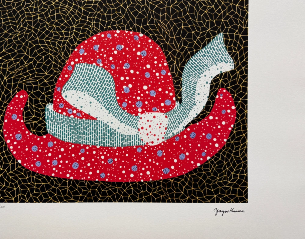 Yayoi Kusama - Snail x/500 - signováno, číslovaná edice, 65x50 cm