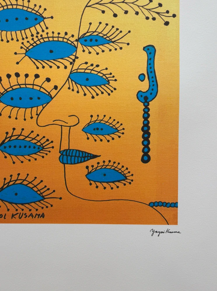 Yayoi Kusama - Love Forever III x/500 - signováno, číslovaná edice, 50x65 cm