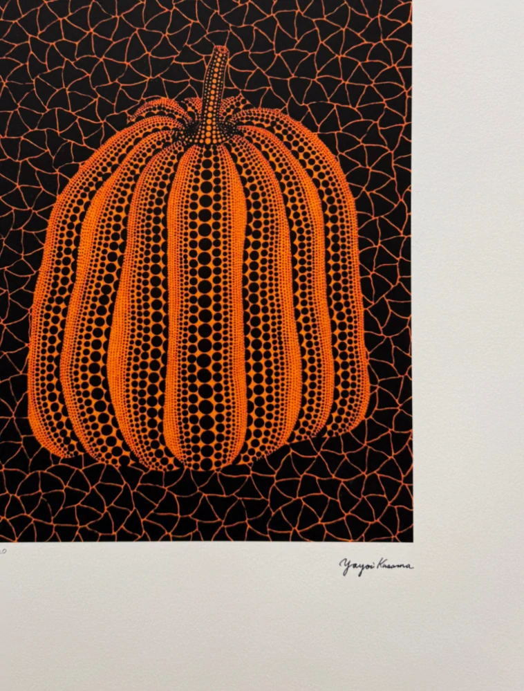 Yayoi Kusama - Pumpkin H x/500 - signováno, číslovaná edice, 50x65 cm