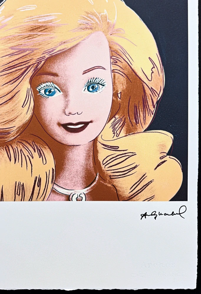 Andy Warhol - Barbie x/100 - edice Leo Castelli s certifikátem