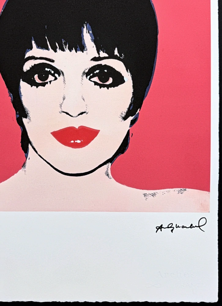 Andy Warhol - Liza Minnelli x/100 edice Leo Castelli s certifikátem