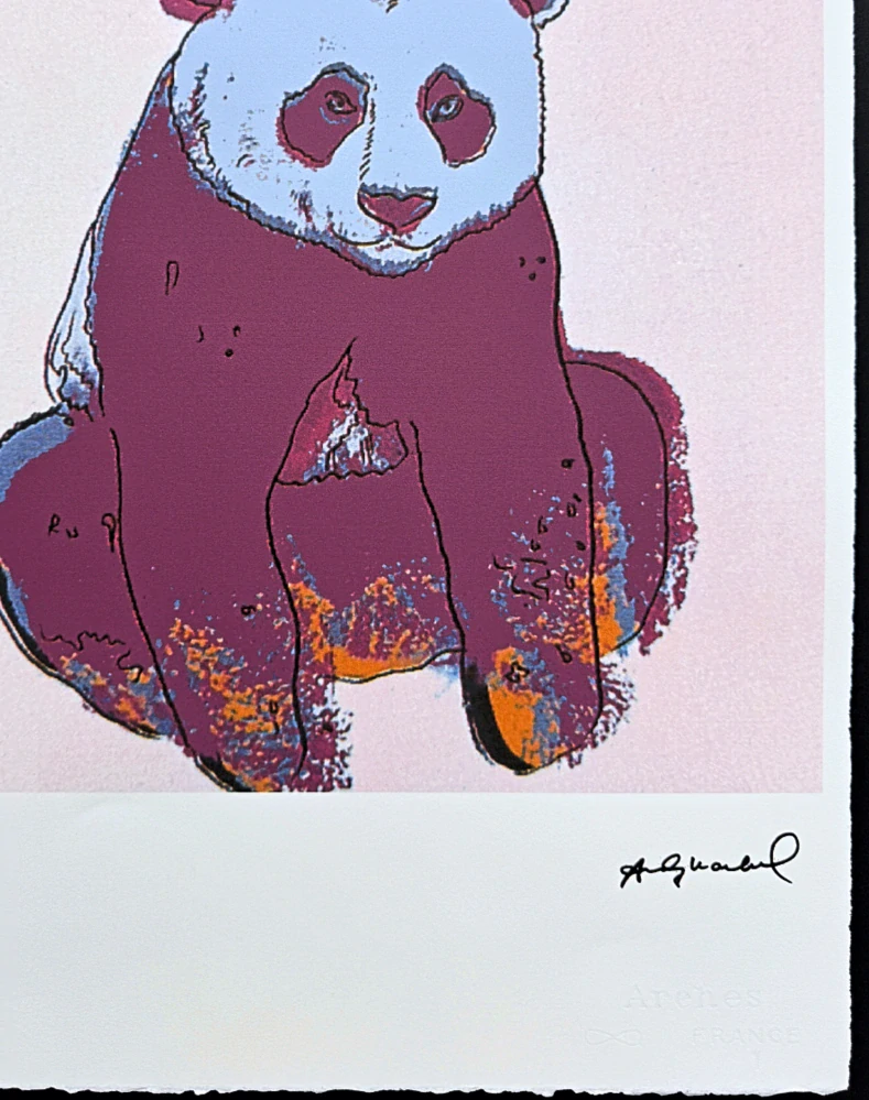 Andy Warhol - Giant Panda III x/100 - edice Leo Castelli s certifikátem