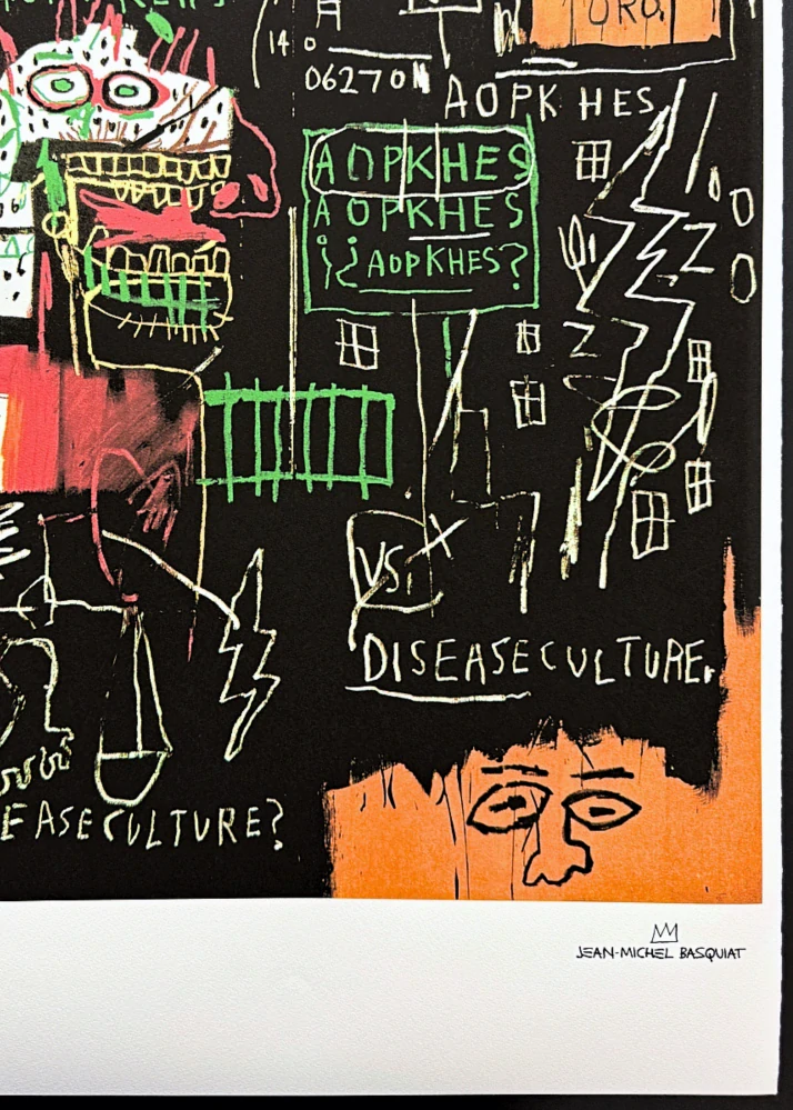 Jean-Michel Basquiat - Separation of the K x/300 - limitovaná edice, signováno, 50x70cm