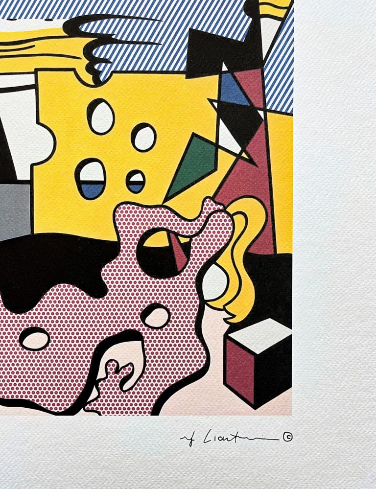 Roy Lichtenstein - Figures and a Tear - signováno, 50x35cm, limitovaná edice 86/150
