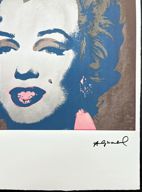 Andy Warhol - Marilyn Monroe hnědá x/100 - edice Leo Castelli s certifikátem