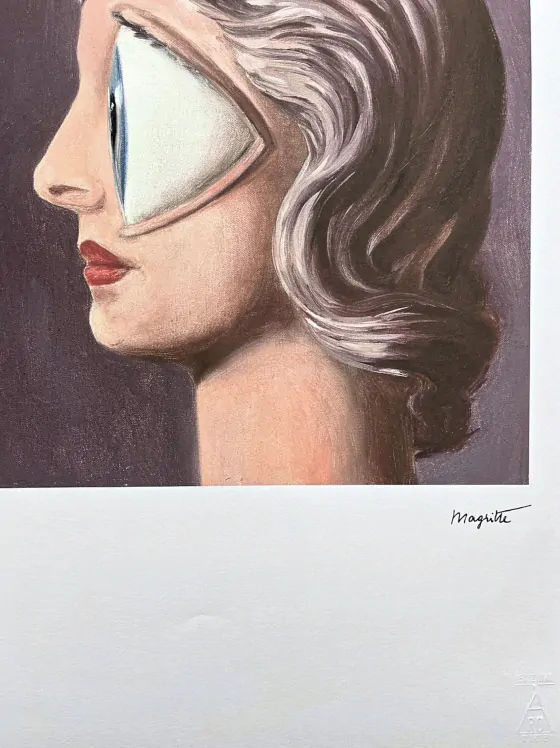 René Magritte - Bricklayer's Wife 98/100 - limitovaná edice, 50x70cm