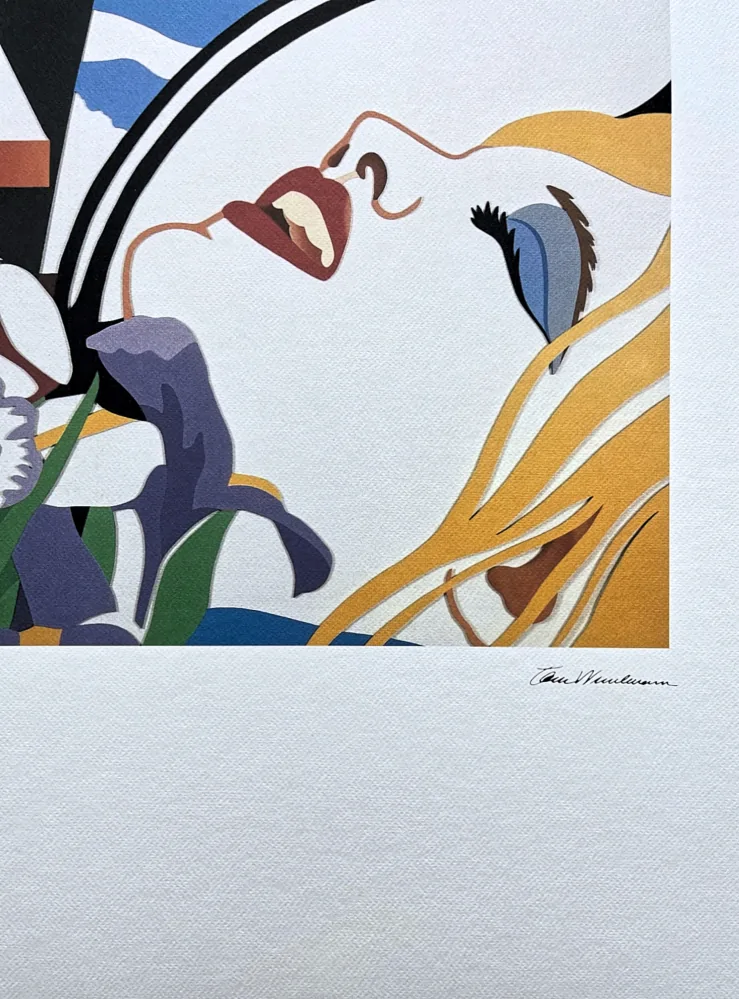 Tom Wesselmann - Blonde girl bedroom face - signováno, limitovaná edice 220/450