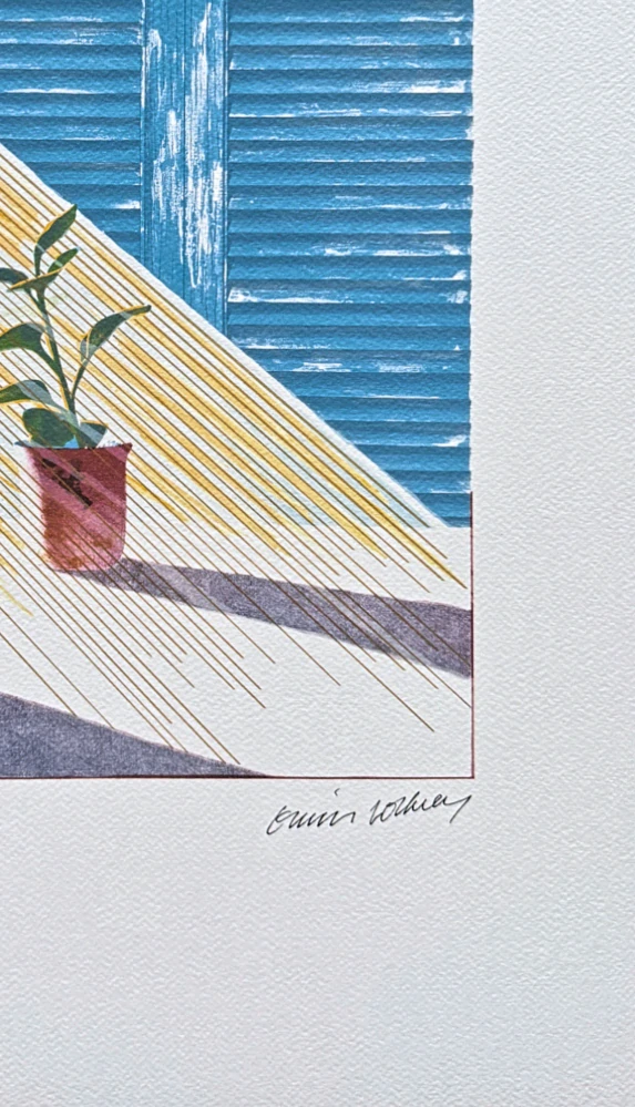 David Hockney - Sun 21/200 - limitovaná edice, s certifikátem, 35x50 cm