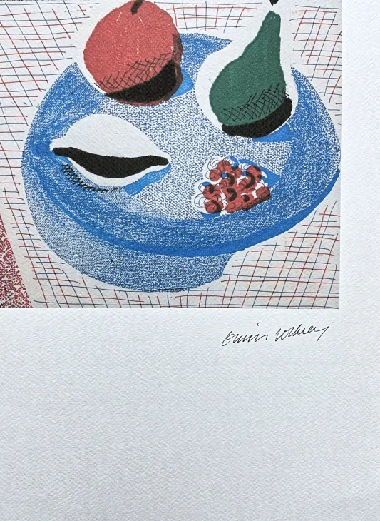 David Hockney - The Round Plate 45/200 - limitovaná edice, s certifikátem, 35x50 cm