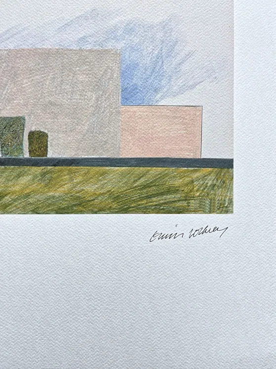 David Hockney - Los Angeles 6/200 - limitovaná edice, s certifikátem, 35x50 cm