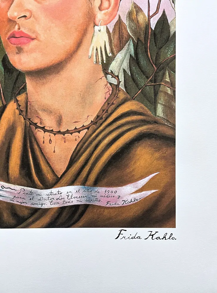 Frida Kahlo - Self Portrait Dedicated to Dr Eloesser x/250 - limitovaná edice s certifikací, 50x70cm