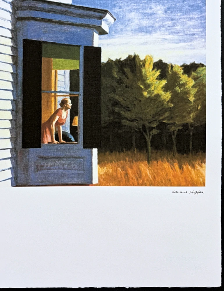 Edward Hopper - Cape Cod Morning 40/150 - limitovaná edice, s certifikátem, 38x57 cm