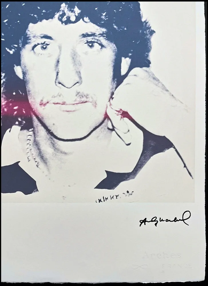 Andy Warhol - Harald Schumacher x/100 - edice Leo Castelli s certifikátem
