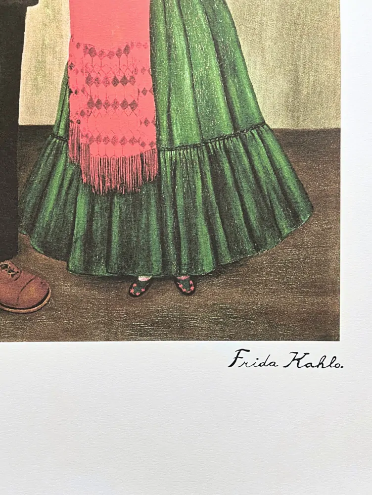 Frida Kahlo - Frieda and Diego Rivera 49/250 - limitovaná edice s certifikací, 50x70cm