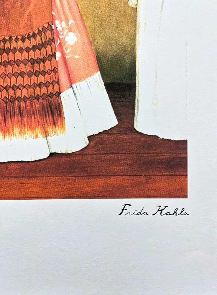Frida Kahlo - Self-Portrait Dedicated to Leon Trotsky 108/250 - limitovaná edice s certifikací, 50x70cm