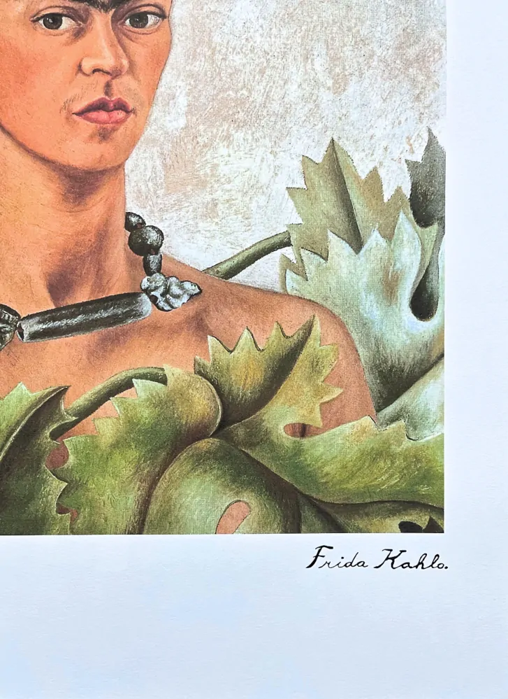 Frida Kahlo - Self Portrait with Braid 128/250 - limitovaná edice s certifikací, 50x70cm