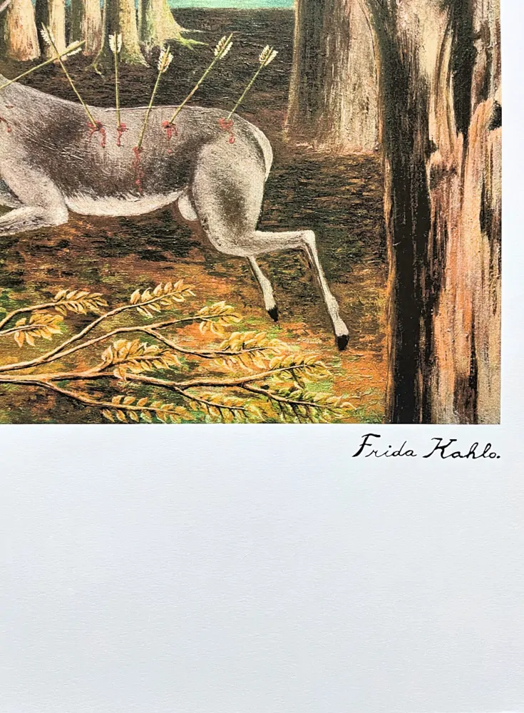 Frida Kahlo - The Wounded Deer 150/250 - limitovaná edice s certifikací, 50x70cm