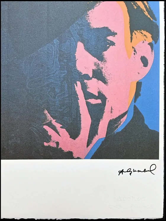 Andy Warhol - Self-portrait 27/100 - edice Leo Castelli s certifikátem