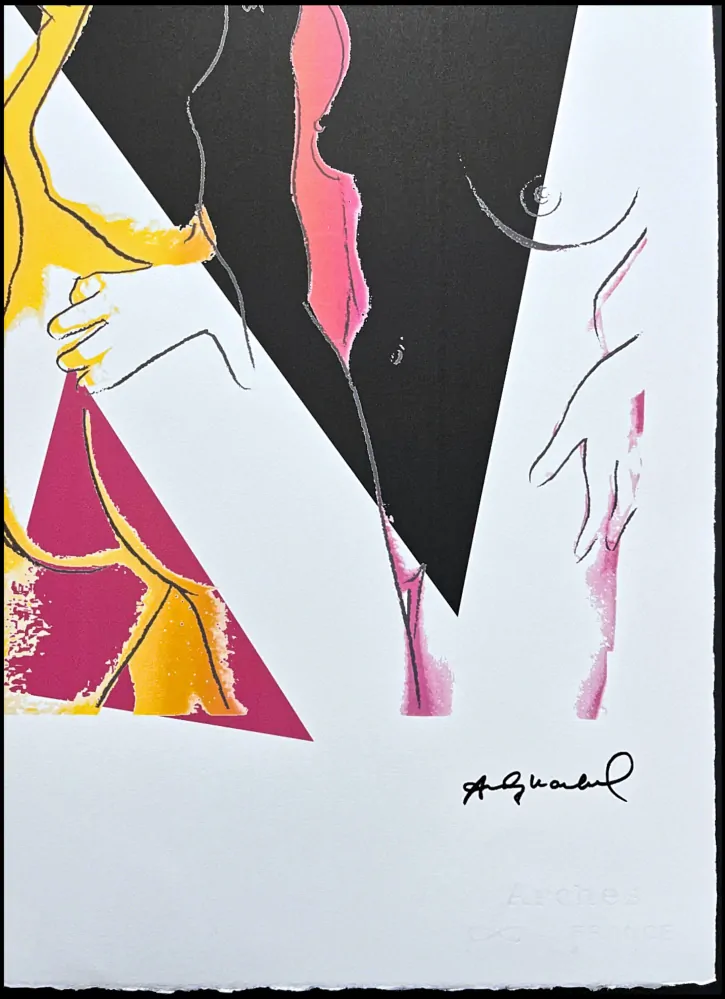 Andy Warhol - Love s černou 35/100 - edice Leo Castelli s certifikátem