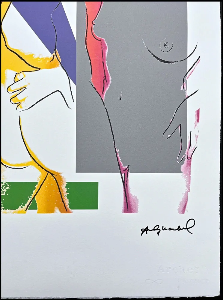 Andy Warhol - Love s šedou 80/100 - edice Leo Castelli s certifikátem